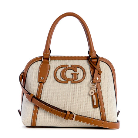 GUESS Sebina Satchel Natural/Caramel