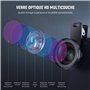 NEEWER BASICS Kit d'accessoires 2 en 1 pour objectif d'appareil photo de téléphone,grand angle HD 0,45x + macro 15x,pince d'obje