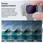 NEEWER Filtre ND Variable Compatible avec DJI Osmo Pocket 3 Creator Combo Accessories, Magnétique ND64-512 à Densité Neutre Régl