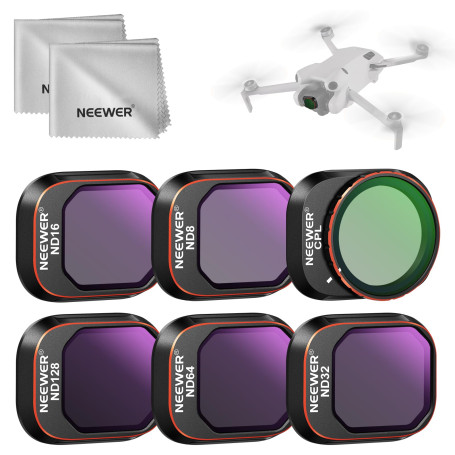 NEEWER Packs de 6 Filtre ND Compatible avec DJI Mini 4 Pro