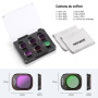 NEEWER Packs de 6 Filtre ND Compatible avec DJI Mini 4 Pro,Verre Optique HD Multicouche ND8 ND16 ND32 ND64 ND128 CPL,Filtre Pola