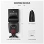 NEEWER TT560 Flash Speedlite Compatible avec Canon Sony Nikon Panasonic Olympus Pentax et Autres DSLR, éclairage de Studio, Appa