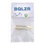 BQLZR Golden 60mm Length Rentro Solid Brass Fish Hook Key Chain U Hook Clip Holder