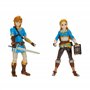 Nintendo Zelda - Pack de 2 Figurines d'action Link et Zelda - 11 Cm - 20 Points d'Articulation - Licence Officielle Zelda Breath