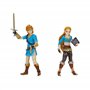 Nintendo Zelda - Pack de 2 Figurines d'action Link et Zelda - 11 Cm - 20 Points d'Articulation - Licence Officielle Zelda Breath
