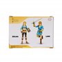 Nintendo Zelda - Pack de 2 Figurines d'action Link et Zelda - 11 Cm - 20 Points d'Articulation - Licence Officielle Zelda Breath