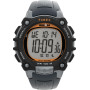 Timex Ironman Essential Montre pour Homme 44 mm - Bracelet en polyuréthane Gris
