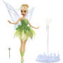 Mattel Disney Poupée Articulée Fée Clochette Collector Disney100 Avec Ailes Pailletées, Socle Inclus, À Collectionner, Jouet Enf