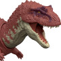 Mattel Jurassic World : Renaissance , Aucasaurus Rugissement féroce, dinosaure avec mouvement de mâchoire activé en bougeant la