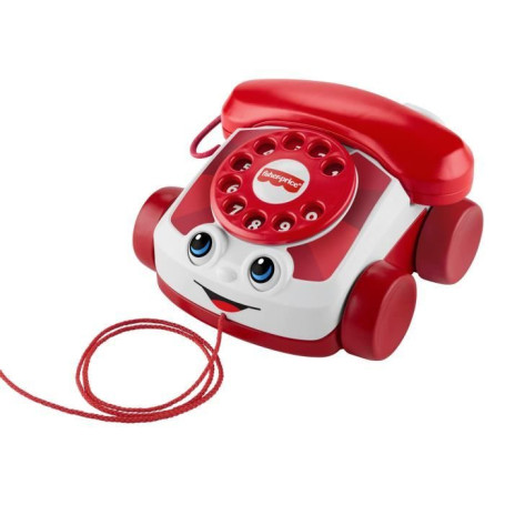 Fisher-Price - Téléphone animé rouge - 80eme anniversaire de Mattel - Fisher-Price - JGG97