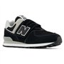 New Balance 574 Sneaker, Black, 28 EU