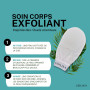 Gant Exfoliant Corps Soie, Gant de Crin, Hammam - Exfoliant Gommage Efficace Corps et Visage en Soie Naturelle, Femme et Homme, 