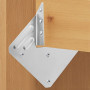 VEVOR Sabot Charpente, Lot de 25, Support de Solive, Taille Interne 40 x 21 x 63 mm, Étriers de Solive Robustes, Supports de Fix