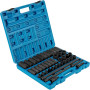 VEVOR Jeu de Douilles à Choc 1/2" 43PCs, 6 Pans en Acier Allié CR-V, Douilles à Impact Métriques Standard/Profonds 9-30 mm, avec