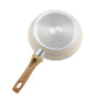 VEVOR Poêle en Aluminium Lot de 3PCs 20/24/28 cm, Sauteuse en Céramique Antiadhésive avec Poignée Résistante à la Chaleur, Usten