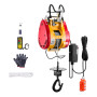 VEVOR Palan Électrique 2 en 1, 500 kg, Treuil Électrique Portable de Levage 1500 W Hauteur de Levage 30 m Vitesse 11 m/min Téléc