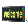 VEVOR Enseigne Lumineuse LED Programmable 67x35 cm, Panneau d’Affichage Numérique Couleur Pleine P5, GIF à Motifs de Texte Perso