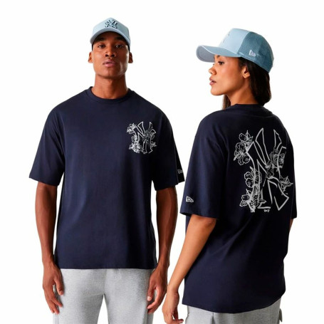 T-shirt à manches courtes homme New Era New Era Mlb Floral Grphc Os Neyyan Blue marine
