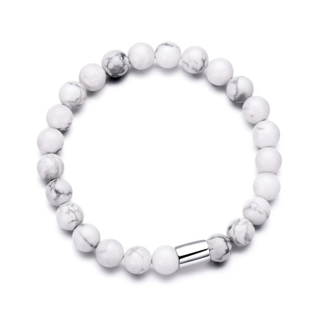 Philip Jones Bracelet Homme Howlite