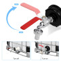 3/4" Robinet pour Cuve de 1000l Plastique Ibc, Adaptateur Raccord Cuve 1000 Litres, Bouchon Vanne Cuve 1000l avec Robinet
