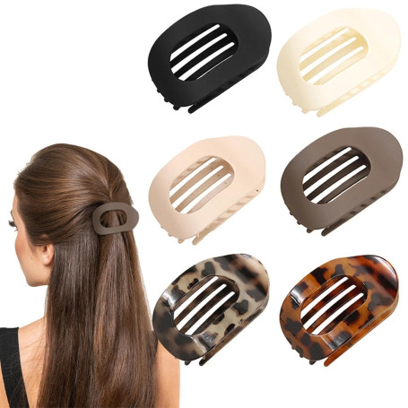 6 Pcs Pince Plate Cheveux