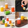 Mini Bouteille 12 Petite Bouteilles en Réutilisables de 100ml avec Bouchon Hermétique, Mini Bouteille en Portable Pour Jus de Fr