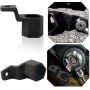 FreeTec voiture vilebrequin Clé de serrage manivelle Poulie Support pour Accord Halte Clés CIVIC, 50 mm Socket Outils
