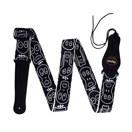 rayzm Sangle en Polyester pour Guitare Acoustique/électrique ou Basse