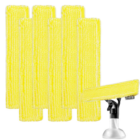 KAIYAYA 6 Pièces Chiffons de Nettoyage en Microfibre pour Karcher Bonnettes Microfibre Microfibre Vitre Accessoires pour WV 2/ W