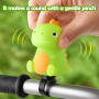 KAIYAYA Sonnette Velo Enfant-Motif Dinosaure, Klaxon Velo Enfant, Sécurité Corne de Klaxon à Presser pour Scooter Balance Bike A