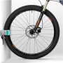 WANGCL Lot de 2 fixations murales pour vélo de montagne avec boucle de stationnement pour pneus de VTT de 4,4 à 6,1 cm de large