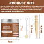 INNOVAYOU Kit de scellage pour bords de cuir 200 g - Gomme de polissage pour bords lisses et brillants - Augmente la résistance