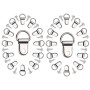 YMWALK 100 Pcs D-Rings Cadre Photo Crochet Suspendu