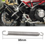 4X Remplacement Ressorts d'échappement en Acier Inoxydable pour Motos 80mm pour Tuyau d'expansion de Silencieux Collecteur de Ch