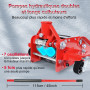 HYCHIKA Cric de Course en Acier, avec Pompe de Levage Rapide à Double Piston, capacité de 3 tonnes (6 600 LB)