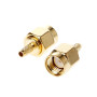 JOYKK 10 pièces connecteur mâle SMA à sertir RG174 RG316 connecteur de câble LMR100 - Or