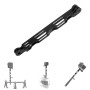 Extension de Support de Casque Support d’Extension pour Gopro Bras d’Extension en Alliage d'Aluminium pour Caméra d’Action Potea