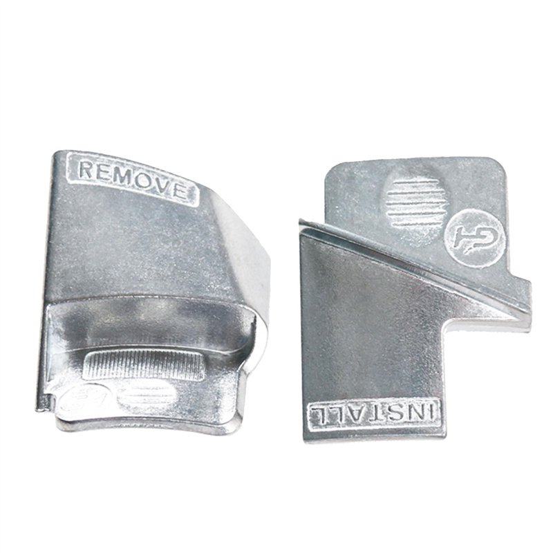 TGUS Lot de 2 poignées de portail de clôture électrique, poignée de clôture isolée avec ressort, grand crochet attaché pour clôt