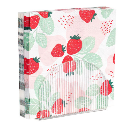 Porte-Serviettes en Acrylique pour Table Porte-Serviettes à Cocktail Transparent Support en Papier Distributeur de Mouchoirs pou