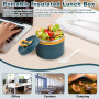 Kleemeiero Boîte Alimentaire Isotherme Inox Thermique 650ml Boîte Isotherme Repas Chaud Thermos Boîte Repas Isotherme Chaud Et F