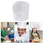 Chapeau de Chef, 20 Pcs Toque de Chef Jetable, Chapeau de Cuisine Réglable pour Cuisine Maison Restaurant Restauration Toques de