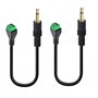 Taikuwu Connecteur Jack 3.5mm (Lot de 2) - Adaptateur Mâle Mono TS 3.5mm vers Bornier à Vis 2 Pôles