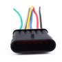 Qiilu 1PC Nouveau 3/4/5/6 Pin Way Voiture Imperméable Auto Fil Électrique Connecteur Plug（6 Pin）
