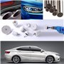 Kit Polissage Perceuse Aluminium, HTBAKOI Kit Polissage Aluminium Brosse Roue Polissage pour Perceuse Chrome Inox Alu Metal
