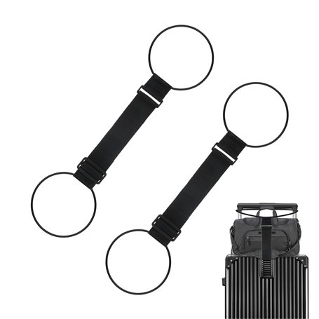 Sikweny 2 Pièces Sangle Valise Bande de Caoutchouc Hautement élastique Sangle Valise Voyage Boucle Réglable Luggage Strap Haute