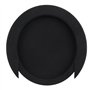 Futheda Coque en caoutchouc pour rosace de guitare électro-acoustique Noir 85 mm