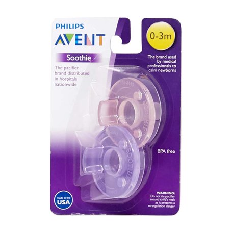 Philips 2 Pack AVENT Soothie Pacifier