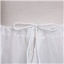 YYKSYDPT Crinolina Jupon pour fille avec 3 cercles Jupes Accessoires Cordon de serrage Doublure à la taille réglable Blanc 55 cm