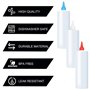 LAOJU Bouteille à Condiments Bouteille Sauce 500ml 3 Pcs Flacon Souple en Plastique Anti-Fuite Presser Les Bouteilles Bouteille