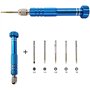 Kit de réparation de lunettes, kit de réparation de lunettes avec vis de tailles assorties avec mini tournevis 5 en 1 et pince à